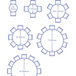 10 Seater Round Table Dimensions