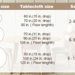 60 X 102 Tablecloth Fits What Size Table