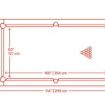 9 Foot Pool Table Dimensions
