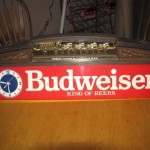 Antique Budweiser Clydesdale Pool Table Light