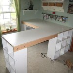 Diy L Shaped Craft Table