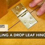 Drop Leaf Table Hinge Installation