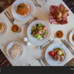 Fine Dining Restaurant Table Set Up