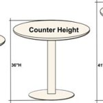 High Top Table Dimensions