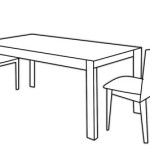 How To Draw A Dining Room Table