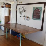 How To Make A Folding Table From Wall