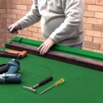 How To Refelt A Non Slate Pool Table