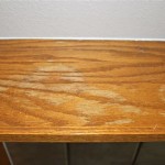 How To Repair Water Stain On Wood Table