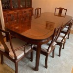 Mahogany Dining Room Table And 8 Chairs