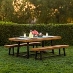 Picnic Style Dining Table