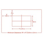 Ping Pong Table Clearance Dimensions