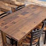 Reclaimed Wood Plank Table Top