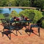 Round Patio Table And Chair Set