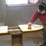 Sanding And Staining Oak Table