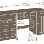 Sewing Cutting Table Dimensions Chart