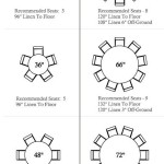 Size Of A Round Table That Seats 10