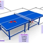 Standard Size Of A Table Tennis Table