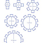Standard Size Of Round Dining Table For 6