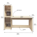 Standard Study Table Size In Feet