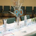 Table Decoration Ideas For 90th Birthday Party