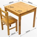 Toddler Table Dimensions