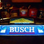 Vintage Busch Beer Pool Table Light