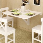 Wall Mounted Fold Down Dining Room Table