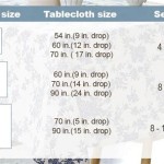 What Size Tablecloth For 36 X 48 Table